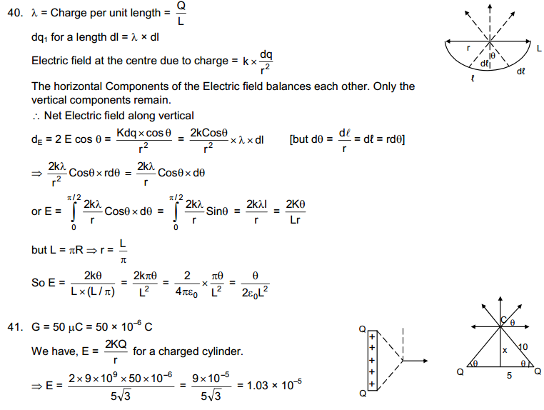 electric field and potential hc verma solutions 17