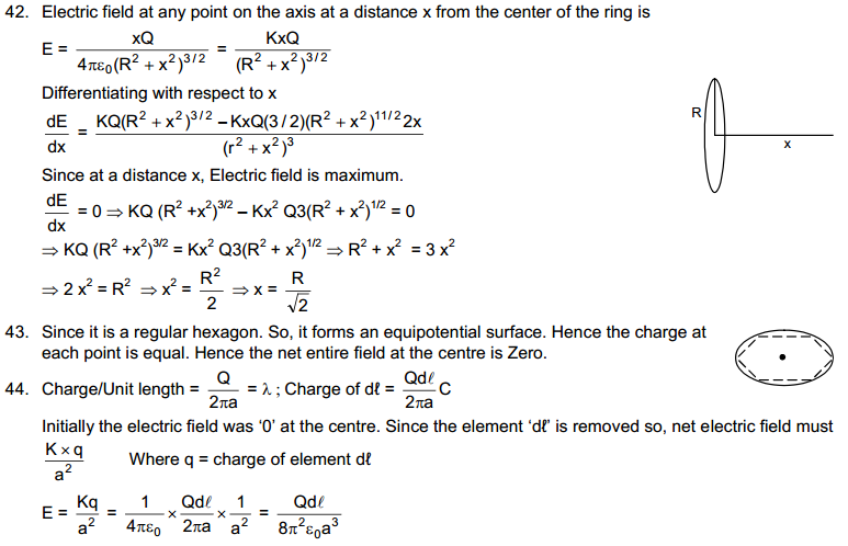 electric field and potential hc verma solutions 18