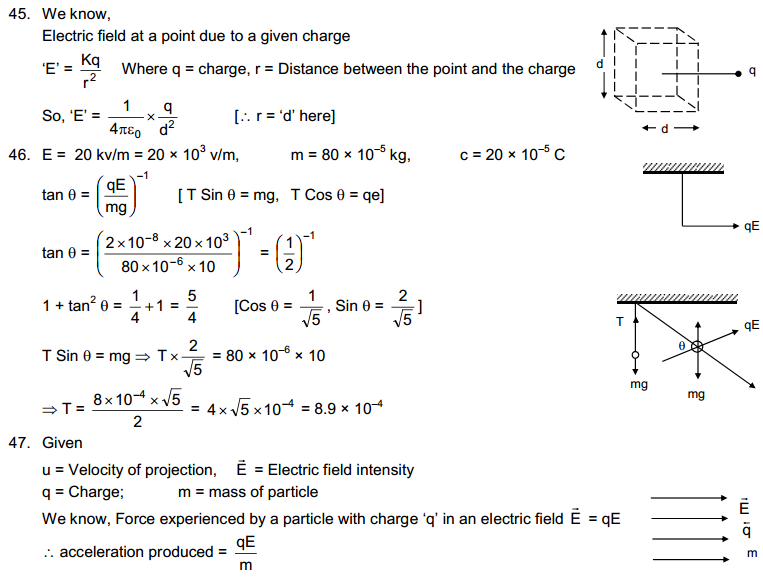 electric field and potential hc verma solutions 19