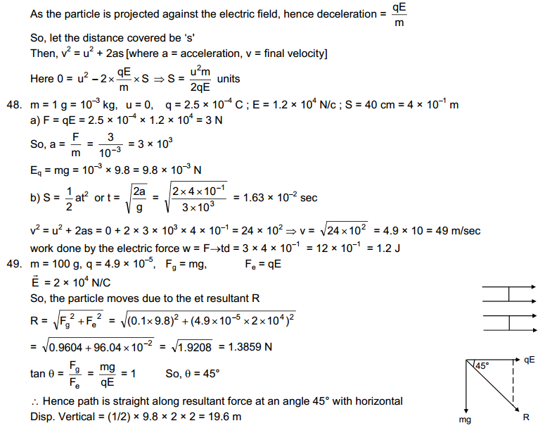 electric field and potential hc verma solutions 20