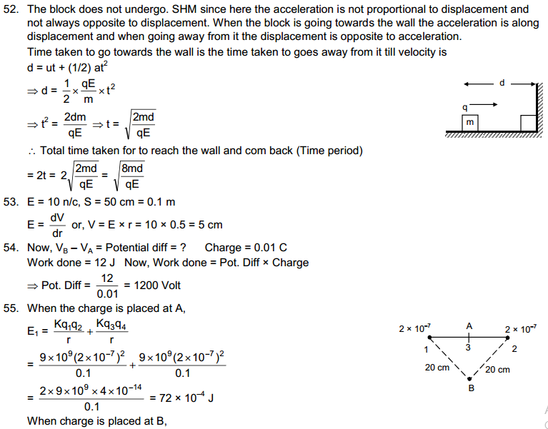 electric field and potential hc verma solutions 22